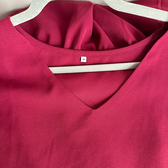 Amazon short sleeve red swing dress worn once - Picture 4 of 4